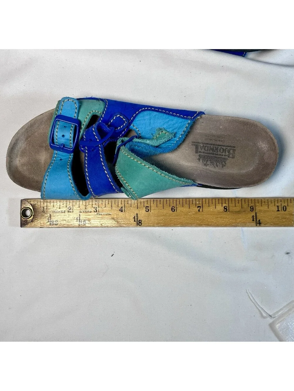 Bjornal Two Strap Kai Sandals Women’s Size 8 Blue